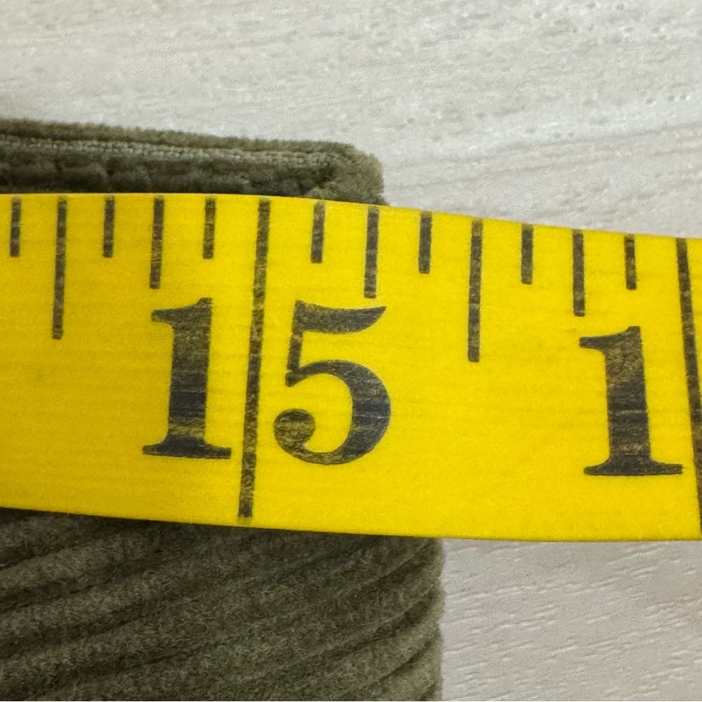 Moussy Vintage Ailey Corduroy Pant Olive Green Women's 27 Japan Skinny Straight - Picture 5 of 15